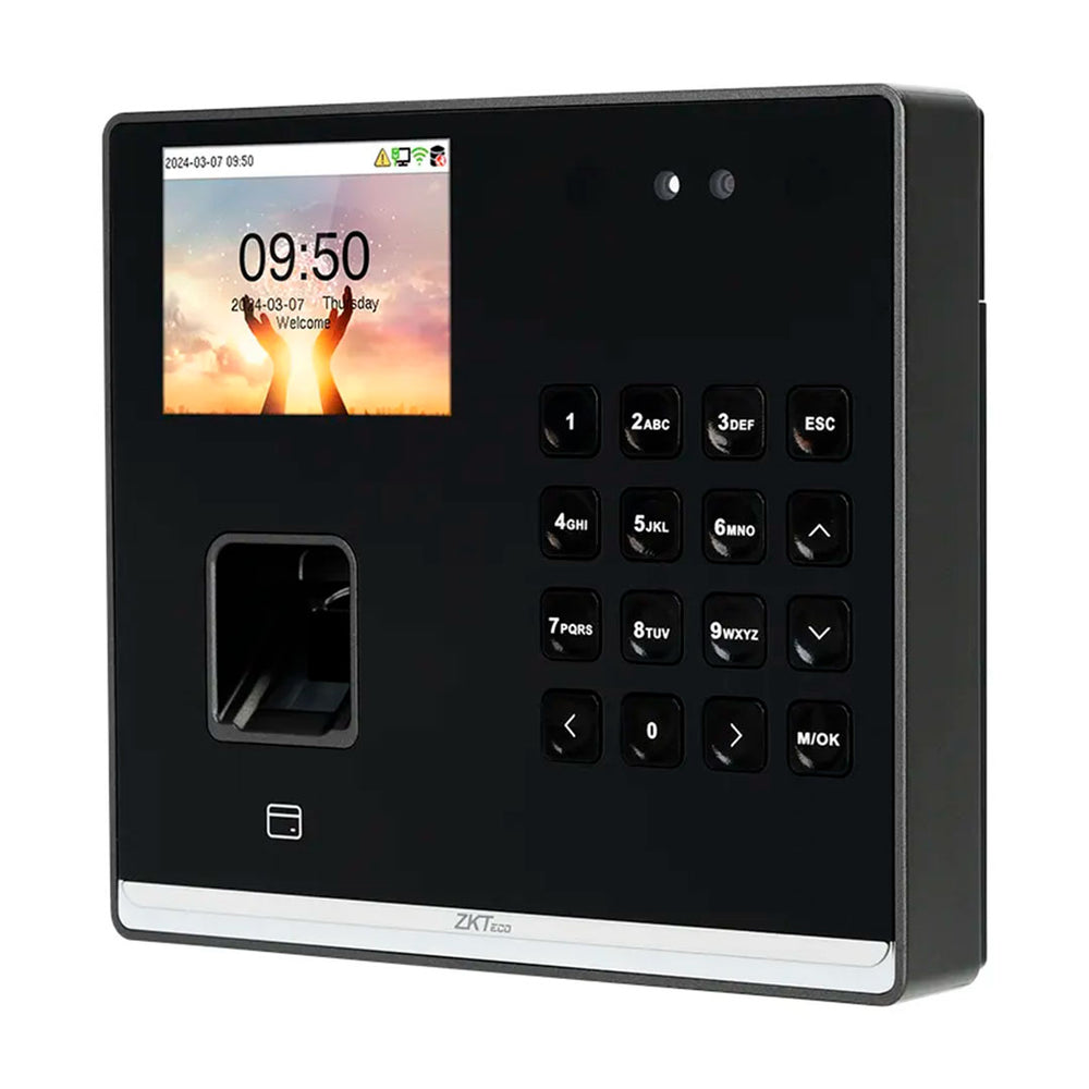 CONTROL ASISTENCIA ZKTECO SENSEFACE M2F-LR: WIFI, IP, BATERIA RESPALDO, ACCESO BASICO