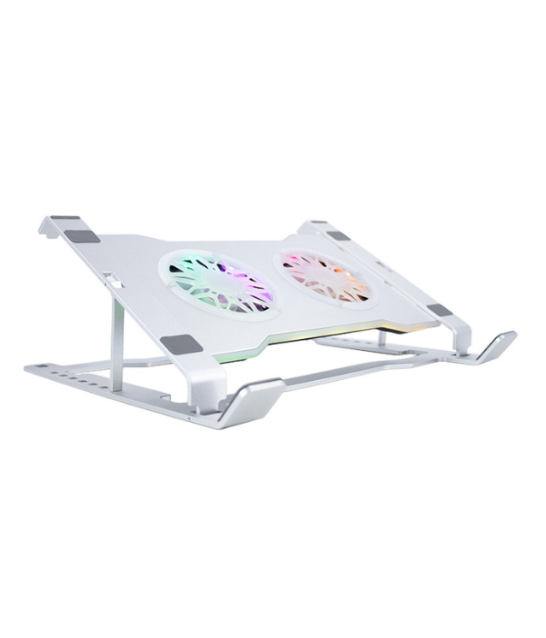 COOLER TEROS TE-7135N: PARA NOTEBOOK Y TABLETS DE 9" HASTA 16", PLATEADO