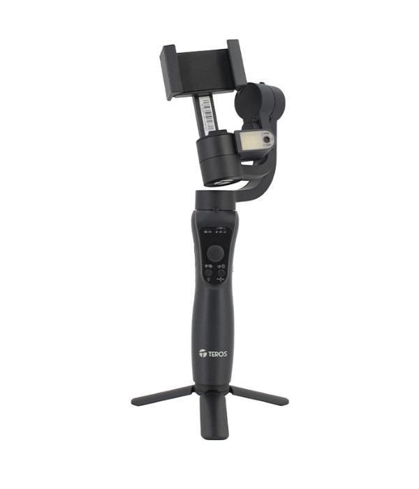 ESTABILIZADOR TEROS GIMBAL TE-7056: DE 3 EJES 360º CON RASTREADOR IA, TEROS T