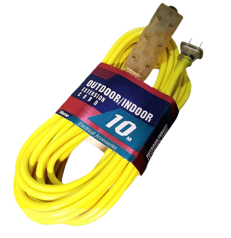 Extensión HEINZ GP-249 10m 3x18AWG Amarillo