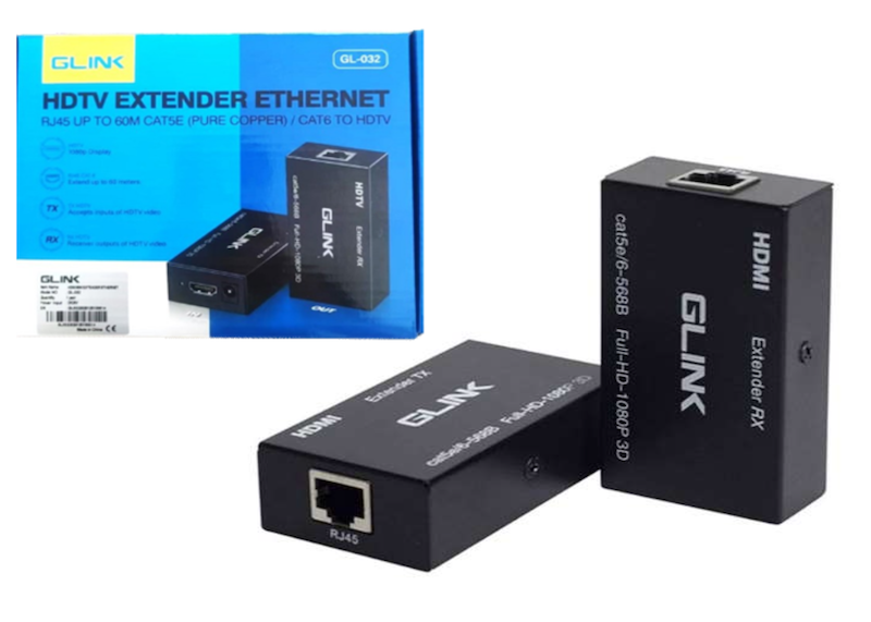 Extensor HDMI GLINK GP-GL032 RJ45 CAT5 CAT6 60m