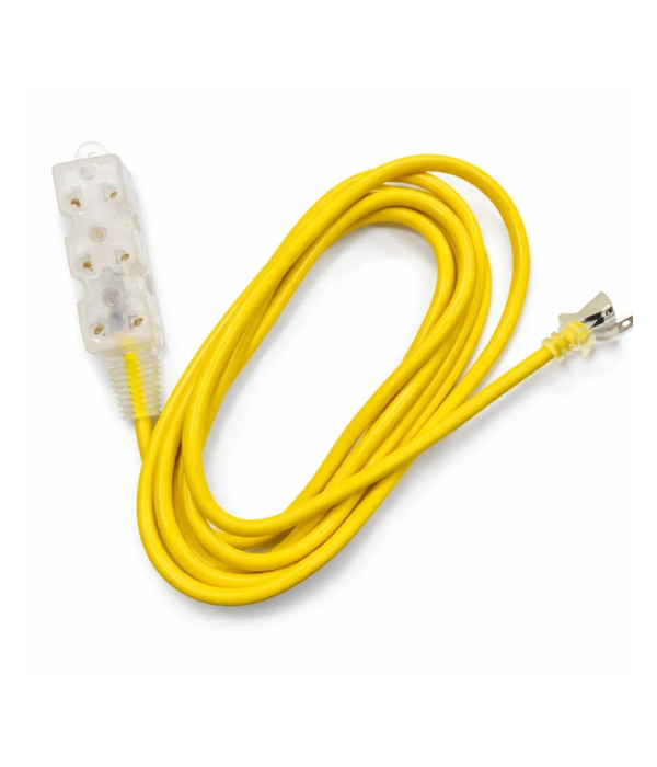 EXTENSOR VULCANIZADO CP-51: 3 TOMAS DE 3 METROS