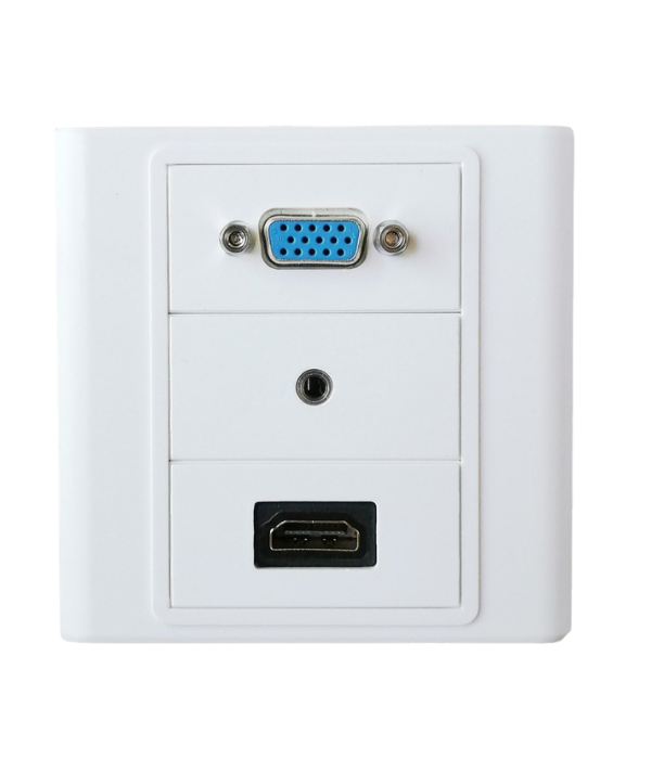 FACEPLATE FINDER TM-1022: PROFESIONAL WALLPLATE HDMI/ VGA