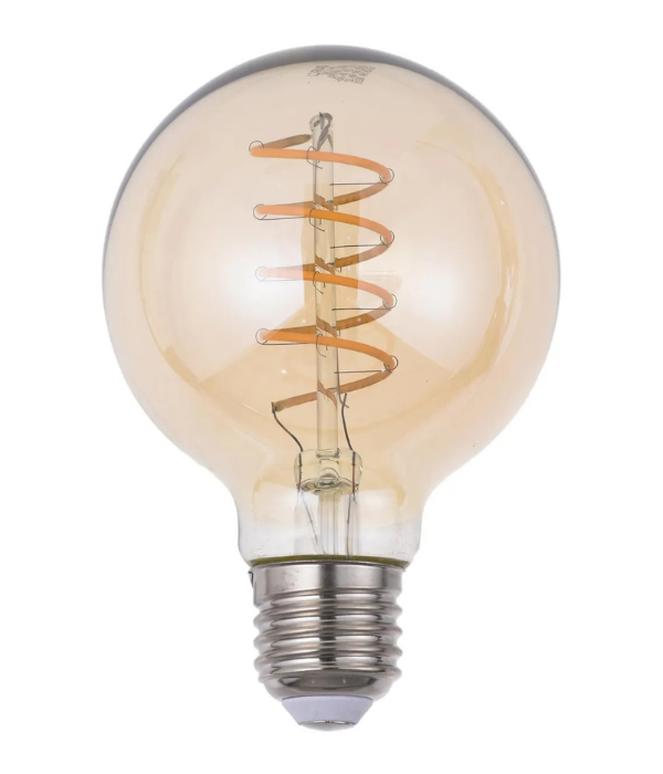 FOCO LED HIGH FULL MAX HFM-CA27: DECORATIVO TIPO PIÑA (E27) CALIDO
