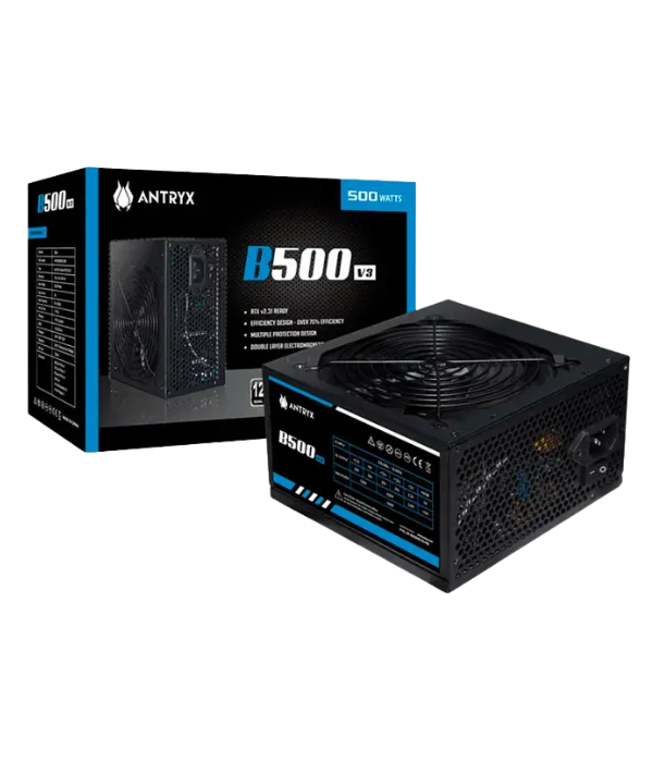 FUENTE DE PODER ANTRYX B500W V3 ATX 2.3 BOX (AP-B500V3)