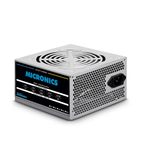 FUENTE PODER MICRONICS ATX SX - 250W/650: FUENTE DE PODER FAN 12CM EN CAJA M