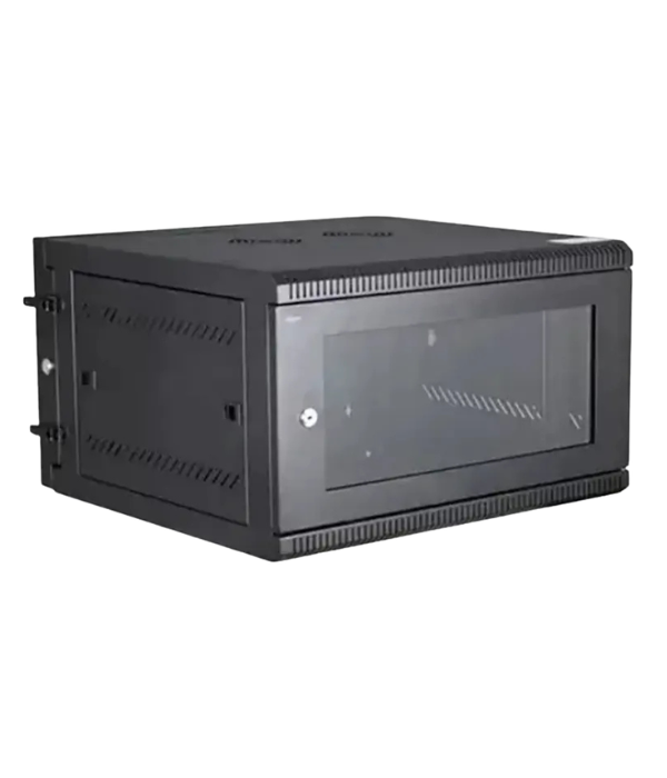 Gabinete de Pared ZKTeco ZK-R6U-5406A 6U Puerta de Vidrio 530x400x300mm