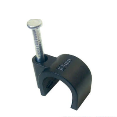 Grapa para Cable Opalux CC-6106 N°6 Redonda 100pcs Plomo