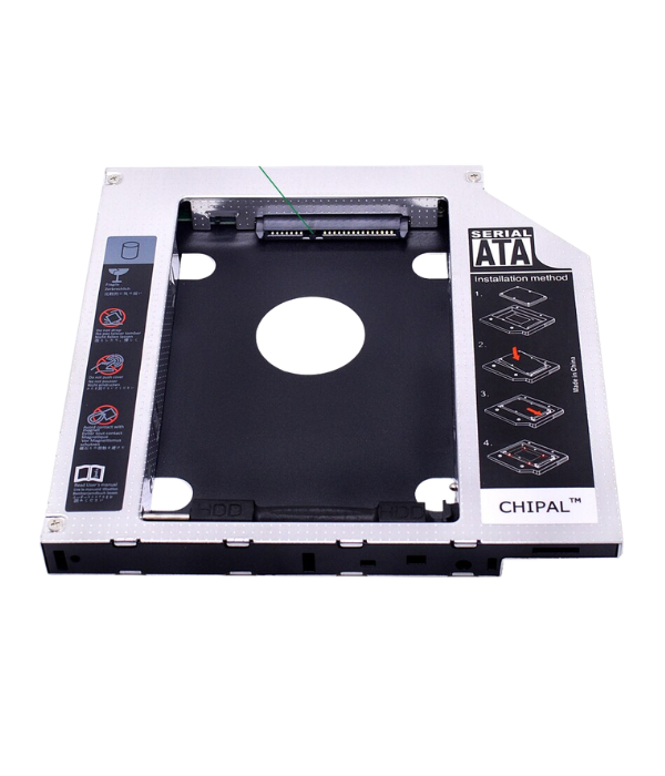 HDD CADDY CHIPAL SATA 3.0 DVD R: CARCASA CON LED