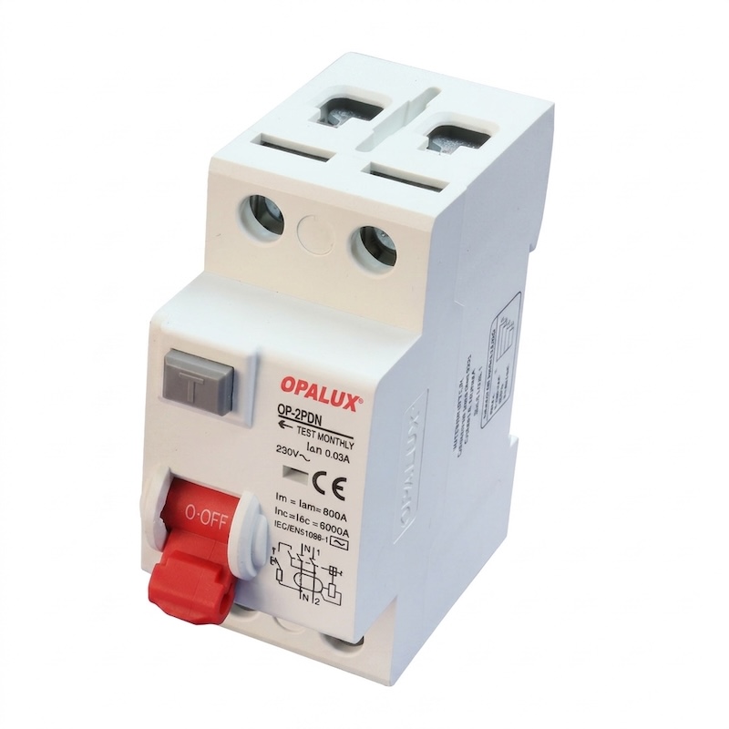 Interruptor Diferencial Opalux OP-2PDN63A-63 63A 30mA 2P