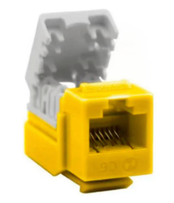 JACK RJ45 SATRA 9999999887: CAT6 AMARILLO