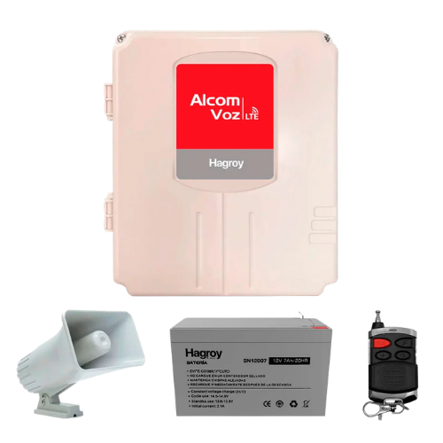 Kit de Alarma Alcombox Panel Sirena con Batería