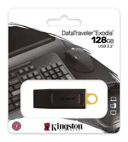 MEMORIA USB KINGSTON DTX/128GB DATATRAVELER EXODIA: 128GB DTX USB 3.2 GEN 1