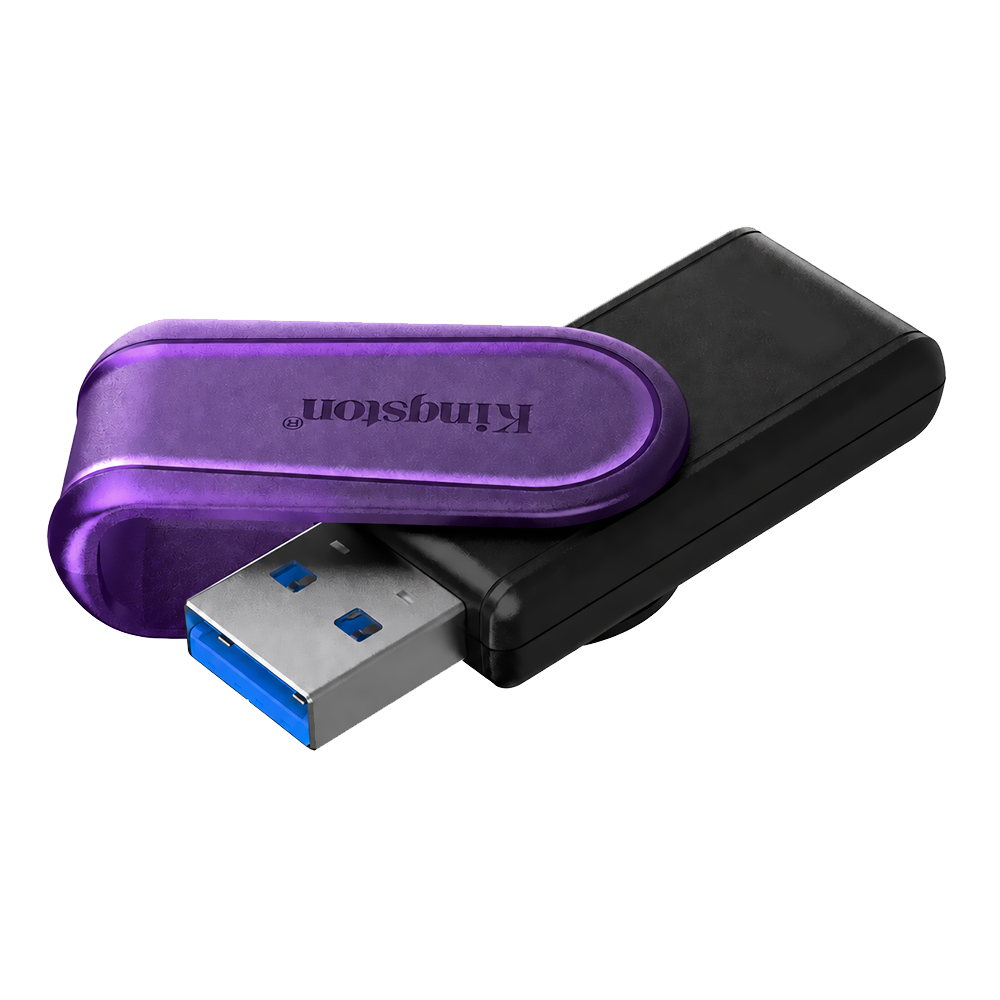 Memoria USB Kingston DTXS 128GB USB 3.0 Negro Morado