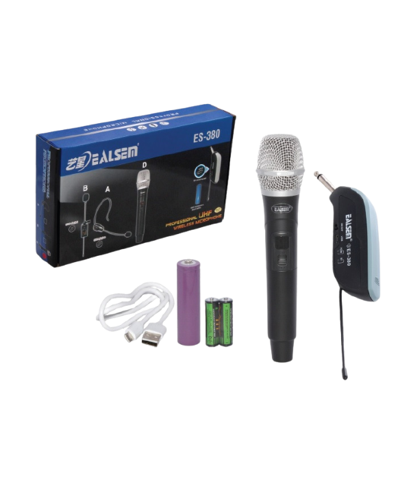 MICROFONO EALSEM ZZ-M ES-380 D: INALAMBRICO UHF