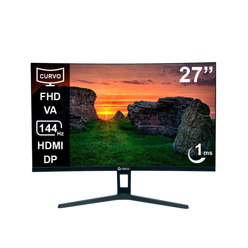 Monitor Teros TE-2734S 27" FHD VA 144Hz 1ms HDMI DP