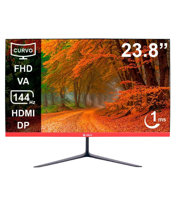 MONITOR TEROS TE2416CS: 23.8" QHD IPS, 100HZ, 1MS, HDMI, DP