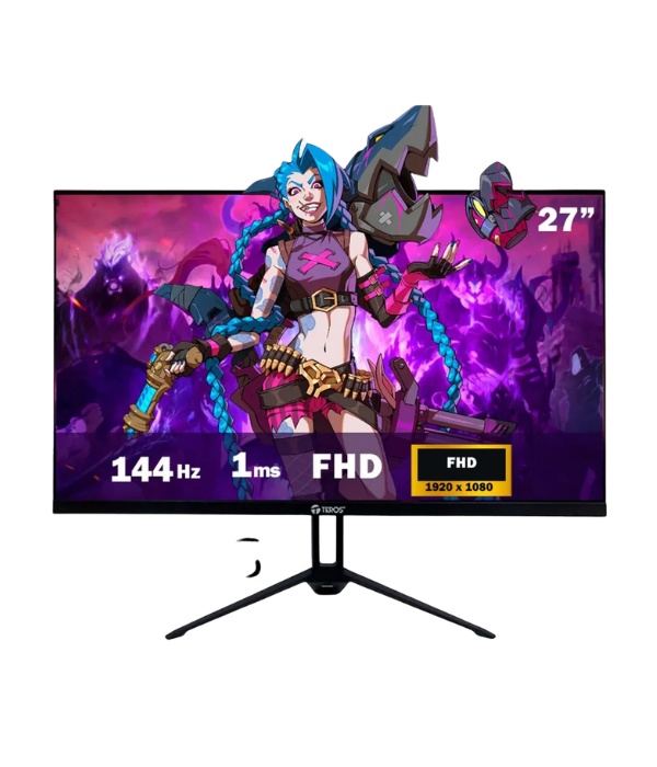 MONITOR TEROS TE2714S TE-2714S: 27" FHD IPS, 144HZ, 1MS, HDMI, DP