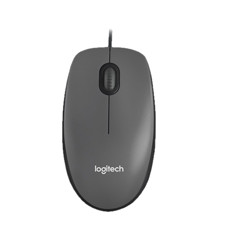 Mouse Logitech M90 USB Negro Gris 910-004053