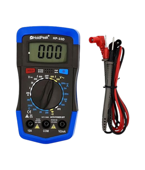 MULTITESTER ZZ-HP-33D: MULTIMETRO DIGITAL HP-33D HOLDPEAK