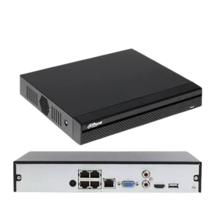 NVR Dahua NVR1104HS-P-S3/H 4CH 80Mbps 4 PoE 1HDD