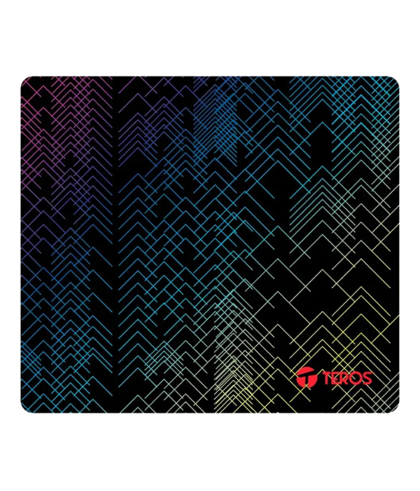 PAD MOUSE TEROS TE-3011S: RECTANGULAR; MULTICOLOR