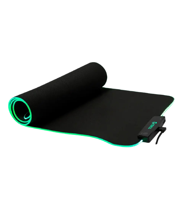 PAD MOUSE TEROS TE-3013G: RGB, USB A TIPO C, NEGRO