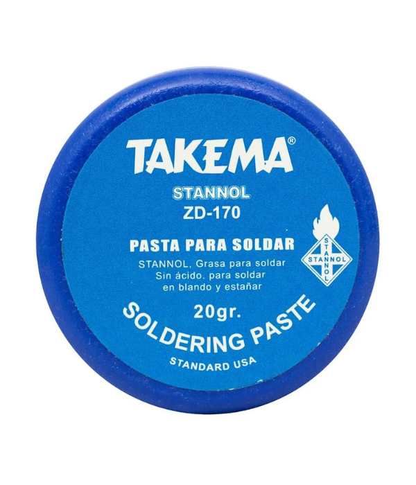 PASTA PARA SOLDAR TAKEMA ZD-170-2: GRASA PARA SOLDAR, SIN ÁCIDO, PARA SOLDAR