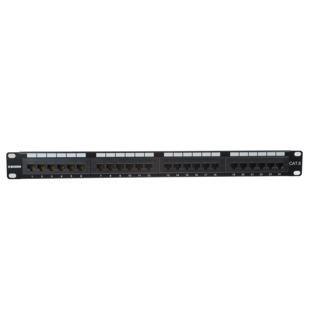 Patch Panel Dixon P24T-K11-C6C/BK 24 Puertos Cat6 RJ45