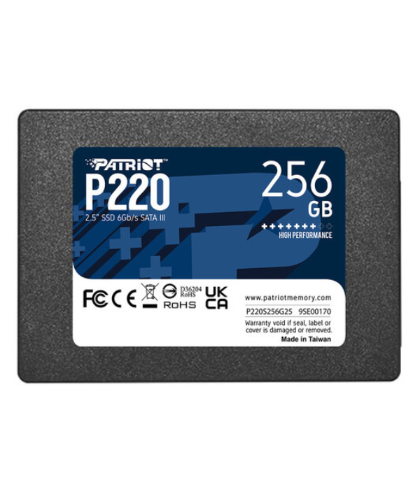Patriot P220 256GB SSD SATA III 2.5 Pulgadas