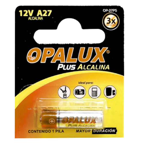 Pila Alcalina Opalux OP-27P5 12V A27 
