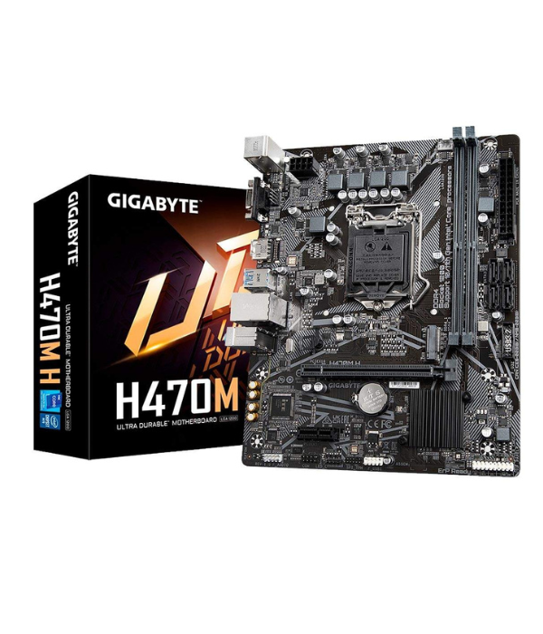 PLACA GIGABYTE H470M H: CHIPSET INTEL H470, LGA1200, MATX SOPORTA PROCESADORE