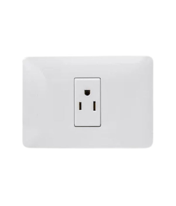 PLACA PARED HIGH FULL MAX ZZ-BM1103: TOMA CORRIENTE + TIERRA 1