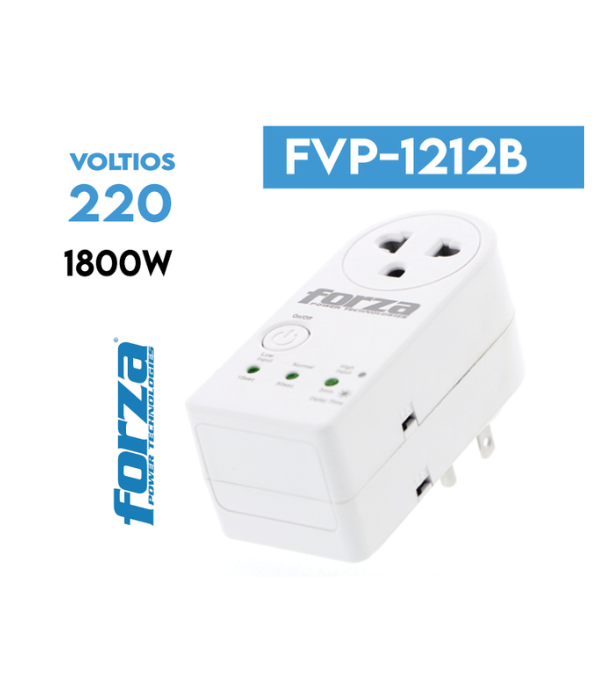 PROTECTOR CONTRA SOBRETENSIONE FORZA FVP-1212B-NG: BLANCO ZION 2K10 SIN TIERR