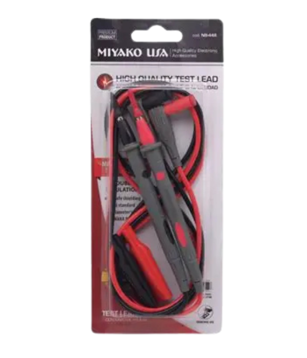 PUNTAS PARA MULTIMETRO MIYAKO USA NB-425: PUNTAS ROJO Y NEGRO 1000V