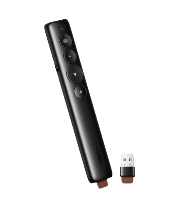 Puntero Láser Ugreen LP479 Inalámbrico USB 2.4GHz para Presentaciones