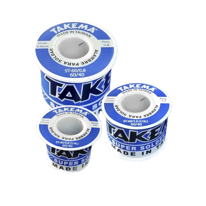Rollo de Soldadura Takema ST-63/0.5(1/4L) 0.5mm 60/40 1/4 Libra