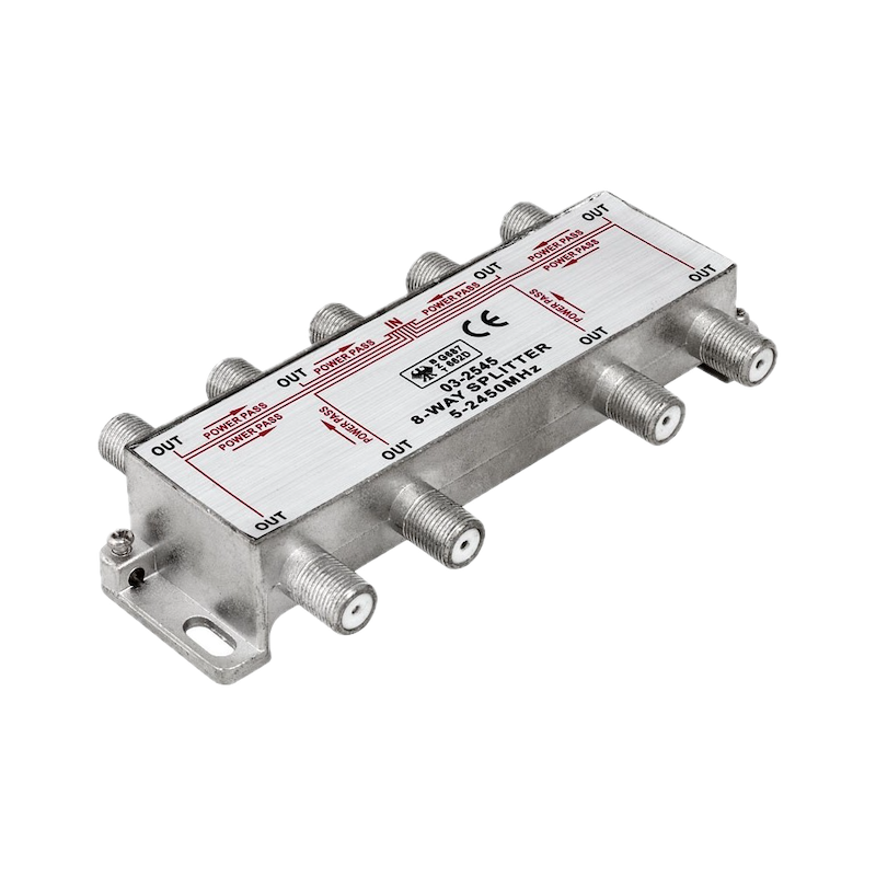 Splitter CATV 1 Entrada 8 Salidas 5-2450MHz