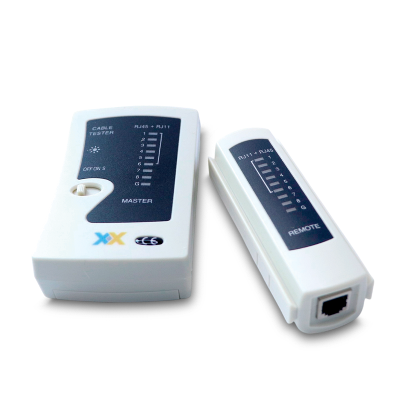 TESTEADOR DE CABLE KONEXXION 7301040000: RJ45, UTP, LAN, REDES, CABLEADO