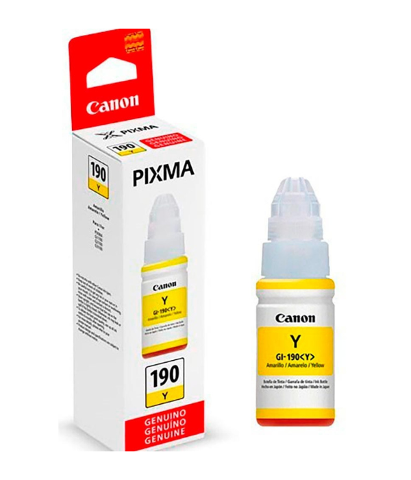 TINTA COMPATIBLE DUPRINT DP2114 Y 190: PARA CANON G 70ML COLOR AMARILLO