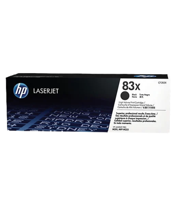 Tóner HP CF283X 83X Negro 2200 Páginas para LaserJet M201