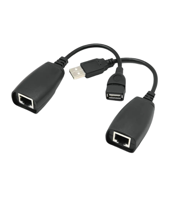 USB - RJ45 ADAPTADOR EXTENSOR USBEXOO_50: VIA CABLE RED ETHERNET RJ-45 DE 50M