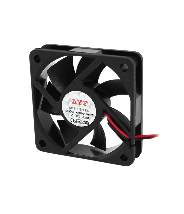 VENTILADOR KD1206PT: VENTILADOR 60*60*20MM 12VDC P/PC FUENTE
