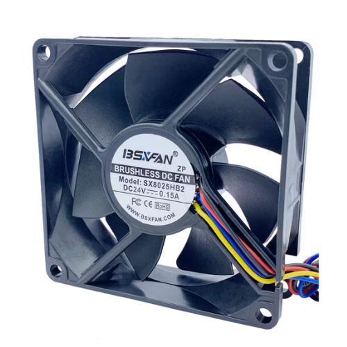 Ventilador para Rack AV8025 FAN-8080 12V 80x80mm Transparente