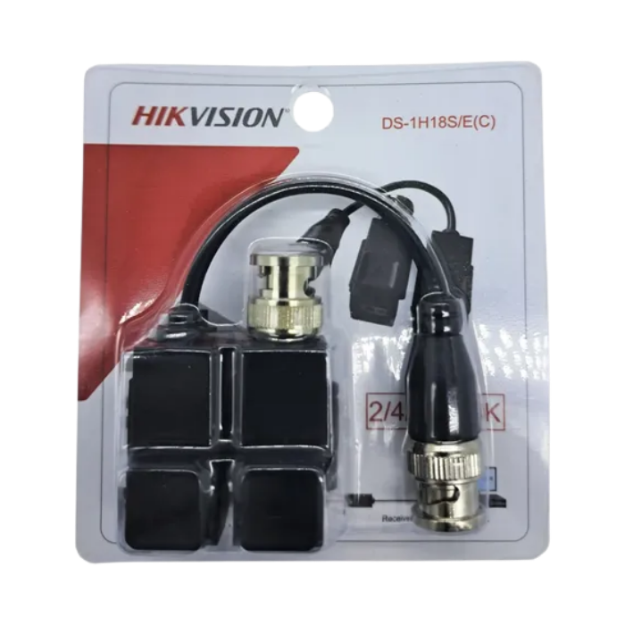 Video Balun BNC Hikvision HK-DS-1H18S/E-E 1CH HD a UTP